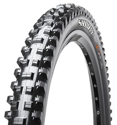 Maxxis Shorty Bike Tyre (3C- EXO-TR) - Black - Folding Bead, Black