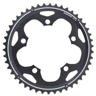 Shimano 105 FCCX50 10 Speed Double Chainring - Black - 110mm, Black