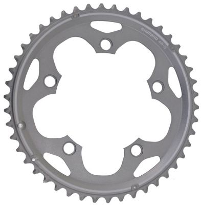 Shimano 105 FCCX50 10 Speed Double Chainring - Silver - 110mm, Silver