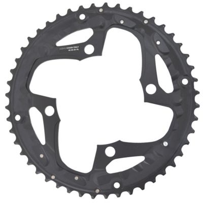 Triple Plateau Shimano Deore FCM610 10 vitesses - Noir - Chain Guard Type, Noir