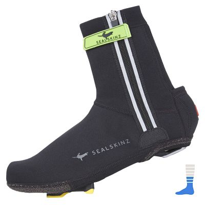 Couvre-chaussures SealSkinz Halo - Noir - Rouge