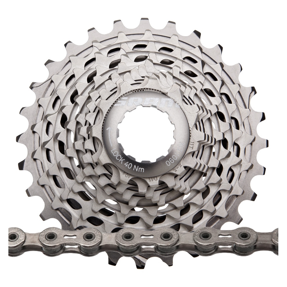 SRAM XG 1090 10sp Road Cassette+Chain Bundle