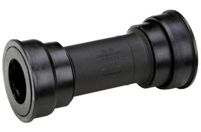 Shimano XT MT800 MTB Press Fit Bottom Bracket - Black - 89.5/92mm - BB92 PF41 - 24mm Spindle}, Black