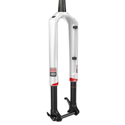 Fourches à suspension RockShox RS1 ACS Solo Air Forks 2016 - Blanc - Rouge - 100mm