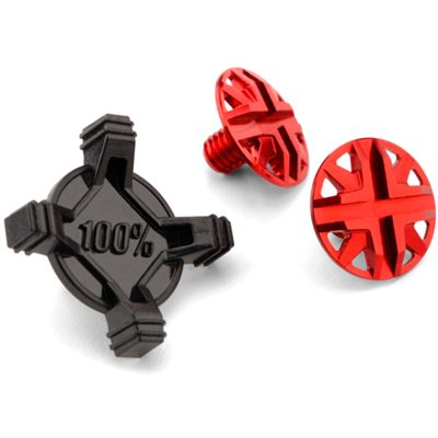 Kit Viti per Visiera 100% Aircraft - rosso, rosso