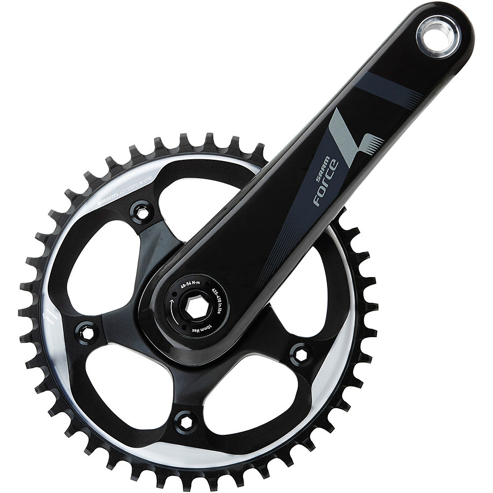 Pédalier SRAM SRAM Force 1 Cyclocross - Noir - BB30, Noir