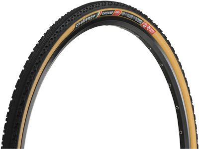 Challenge Chicane Open Cyclocross Tyre - Black - Tan - Folding Bead, Black - Tan