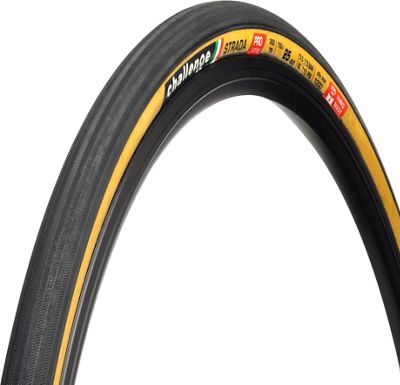 Challenge Strada Open Road Tyre - Black - Tan - Folding Bead, Black - Tan