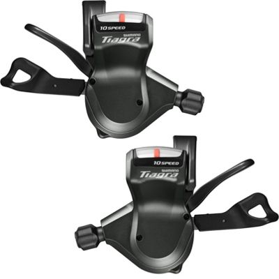 Shimano Tiagra 4703 10 Speed Flat Bar Shifter Se - Black - Pair, Black