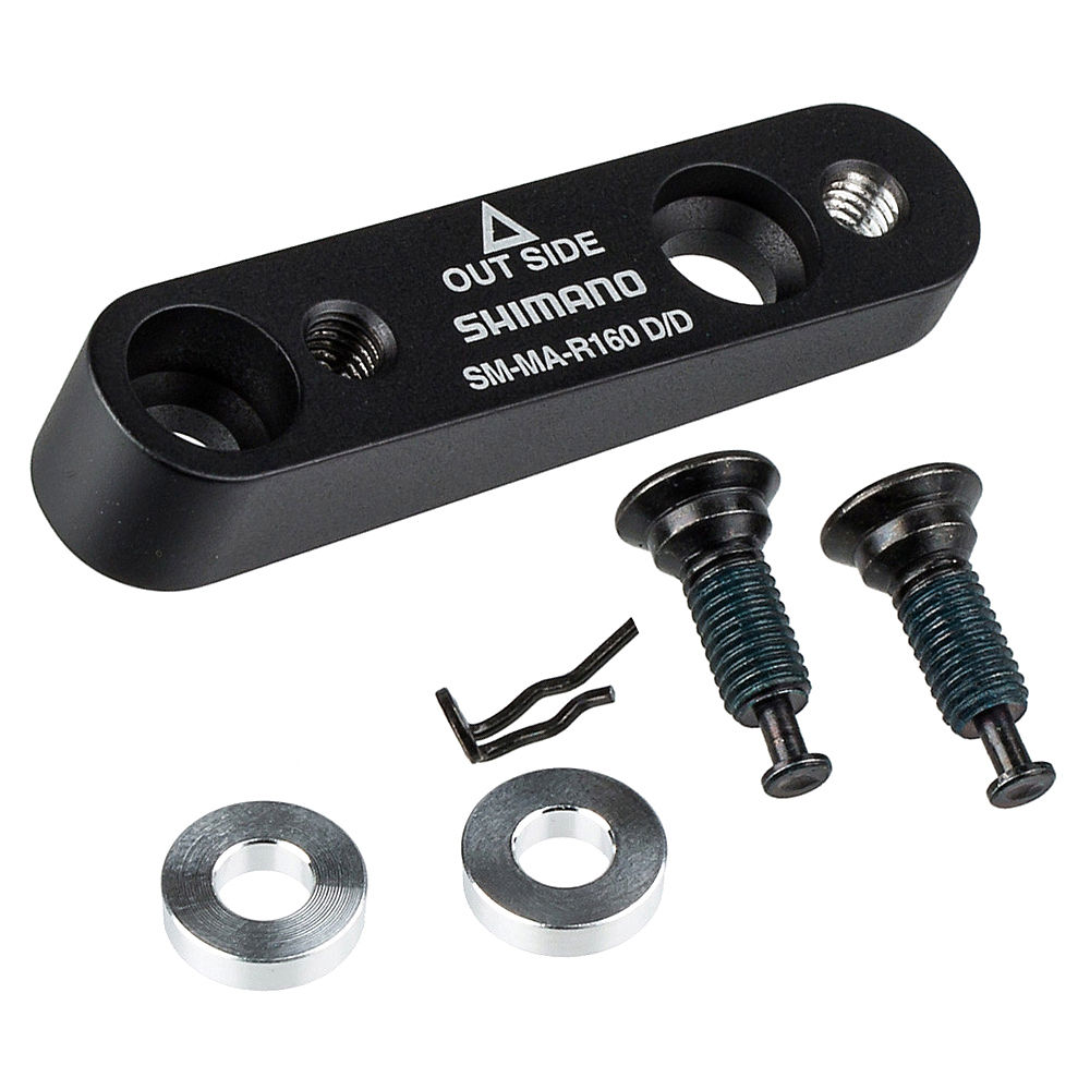 Adaptateur frein Shimano Flat to Flat - Noir - 160mm, Noir