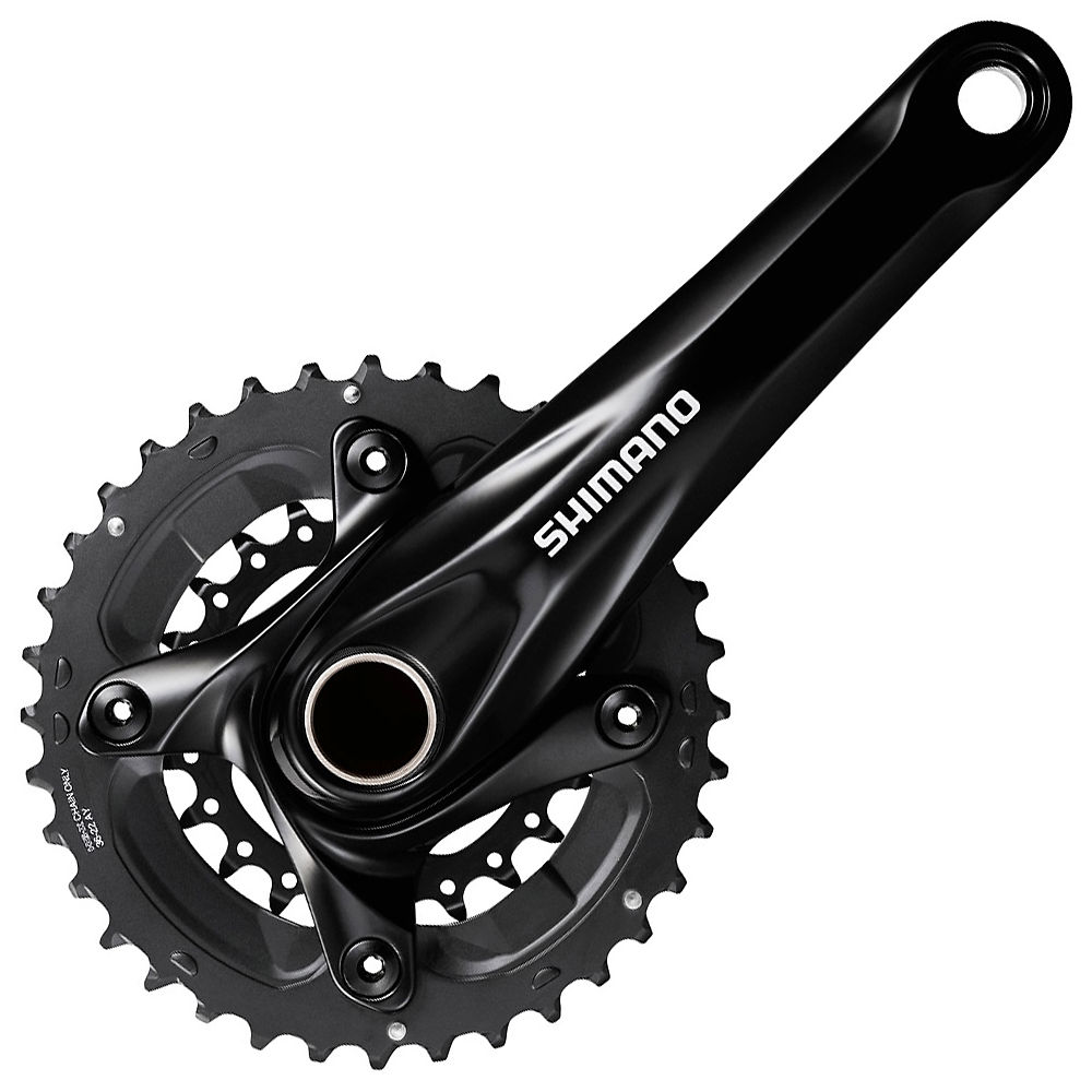 Pédalier Shimano Deore M627 10v Double - Noir - 51.8mm Chainline, Noir