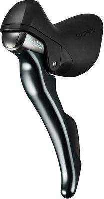 Shimano Tiagra 4700 2x10 Speed STI Shifter - Black - Front}, Black