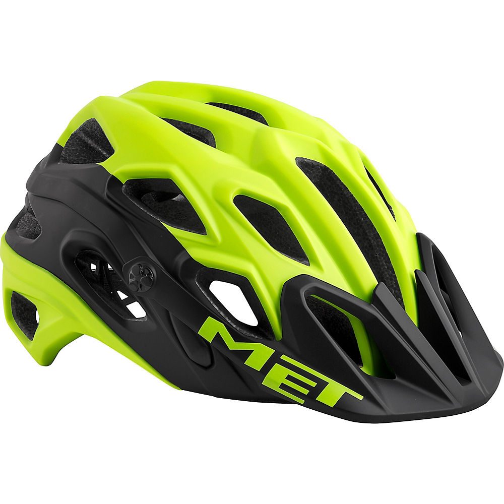 MET Lupo Helmet – Black-Safety Yellow, Black-Safety Yellow