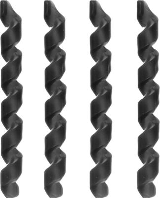 LifeLine Rubber Bike Frame Protector - Black - Pack of 4, Black