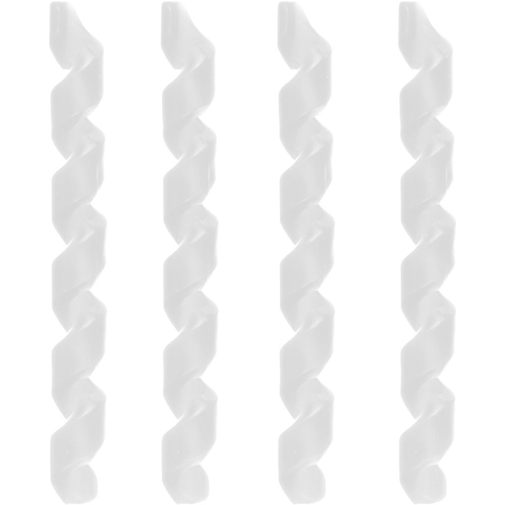 Protecteur de cadre en caoutchouc LifeLine - Blanc - Pack of 4, Blanc