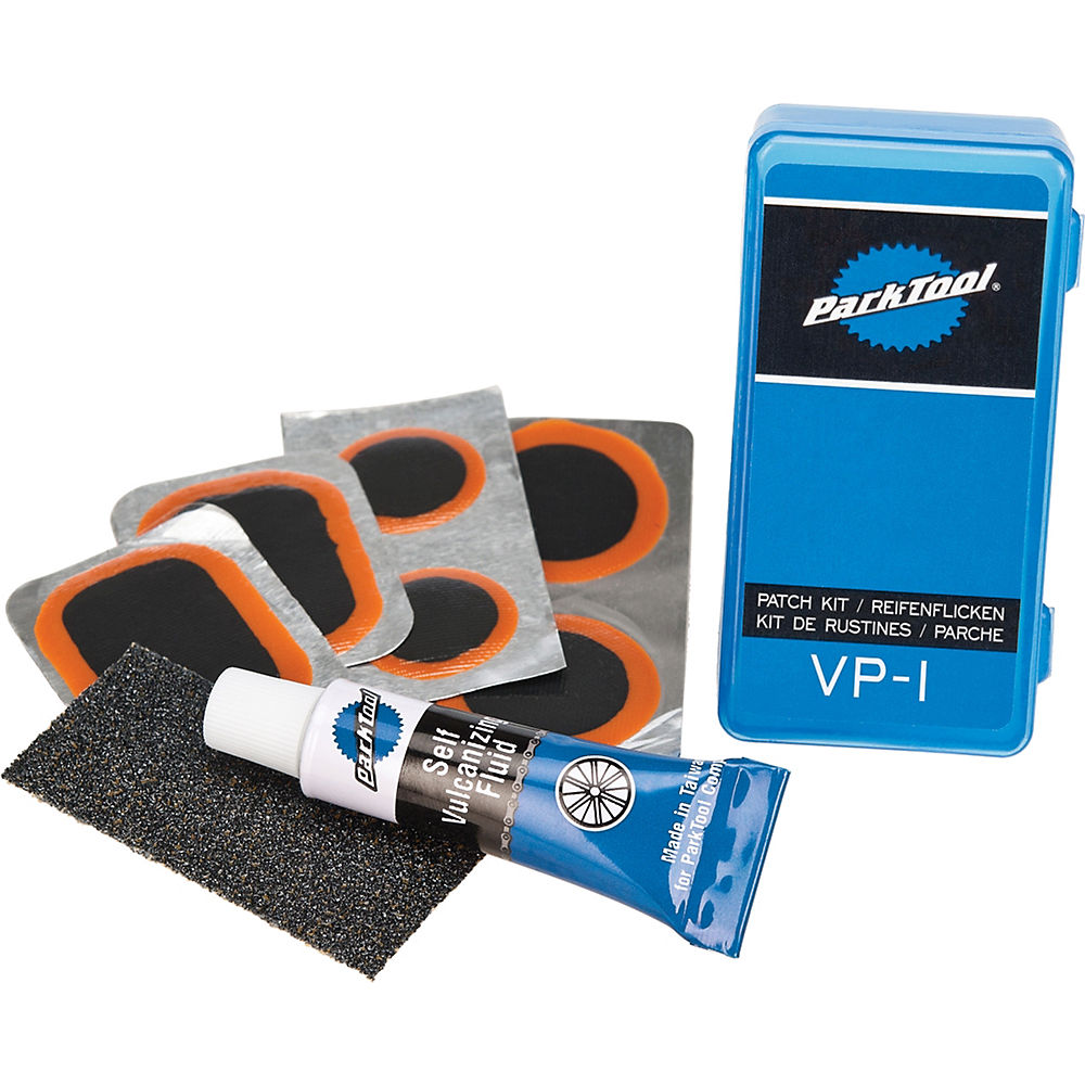 Kit de rustines à vulcanisation Park Tools VP1 - Bleu, Bleu