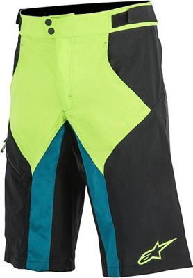 Pantaloncini Alpinestars Outrider Resistenti all'Acqua 0 - Black Bright Green - 28, Black Bright Green