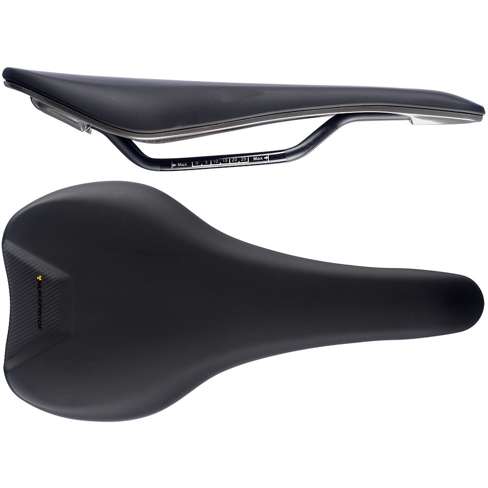 Selle Nukeproof Vector DH Comp Cro-Mo - Noir - Gris - 142mm Wide, Noir - Gris
