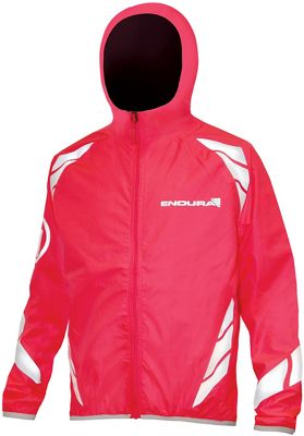 Endura Kids Luminite Hooded Jacket - Pink - Reflective, Pink - Reflective