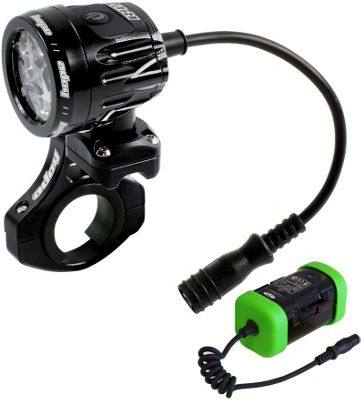 Hope R4+ Vision LED Front Bike Light - Black, Black