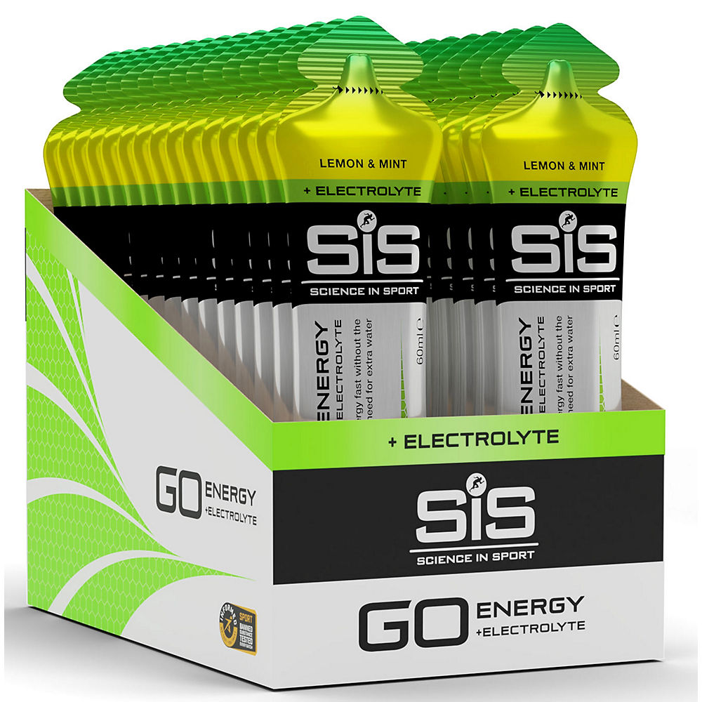 Gel Science In Sport Go Energy + Elettroliti 30x60ml Lemon Mint 30 x 60ml, Lemon Mint
