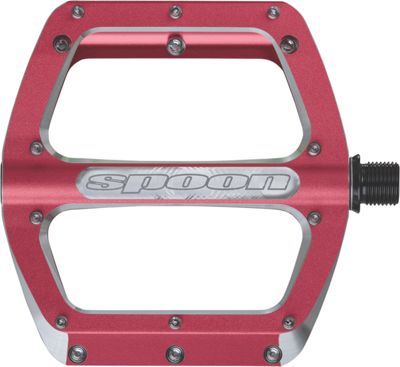 Pédales Spank Spoon - Rouge - Small - 90mm, Rouge