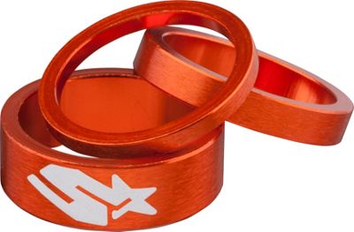 Spank Headset Spacers Kit - Orange - 1.1/8", Orange