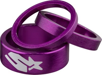 Spank Headset Spacers Kit - Purple - 1.1/8", Purple