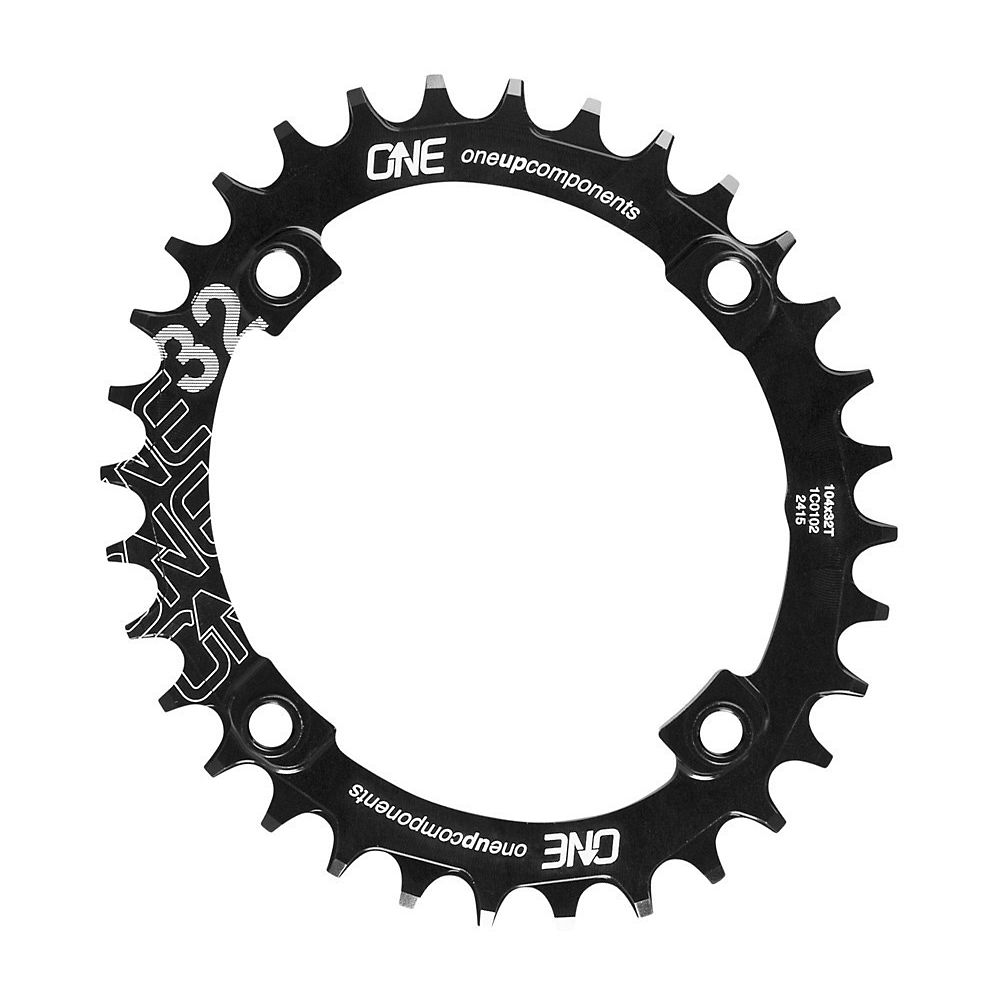 Plateau OneUp Components Narrow Wide Oval Single - Noir - 4-Bolt, Noir