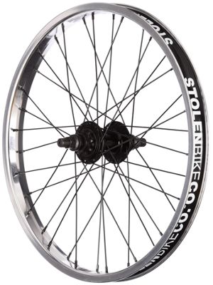 Stolen Rampage 20 BMX Rear Wheel - Polished - Right Hand Drive, Polished