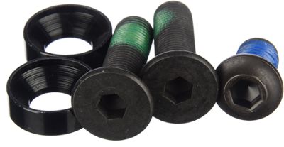 Stolen Team Crank Bolt Set - Black - 22mm, Black