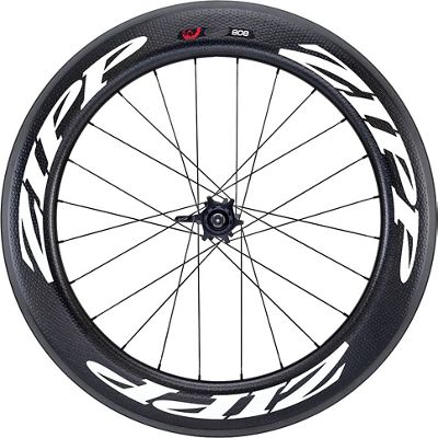 Zipp 808 Firecrest Tubular Road Rear Wheel 2019 - Black-White - 700c}, Black-White