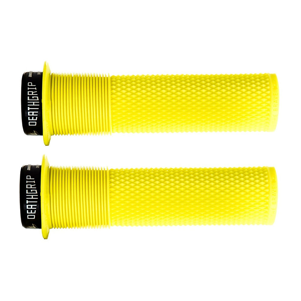 Poignées DMR Brendog Death - Jaune fluo - 135mm, Jaune fluo