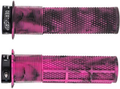 DMR Brendog Death Grip MTB Grips - Marble Pink - 135mm, Marble Pink
