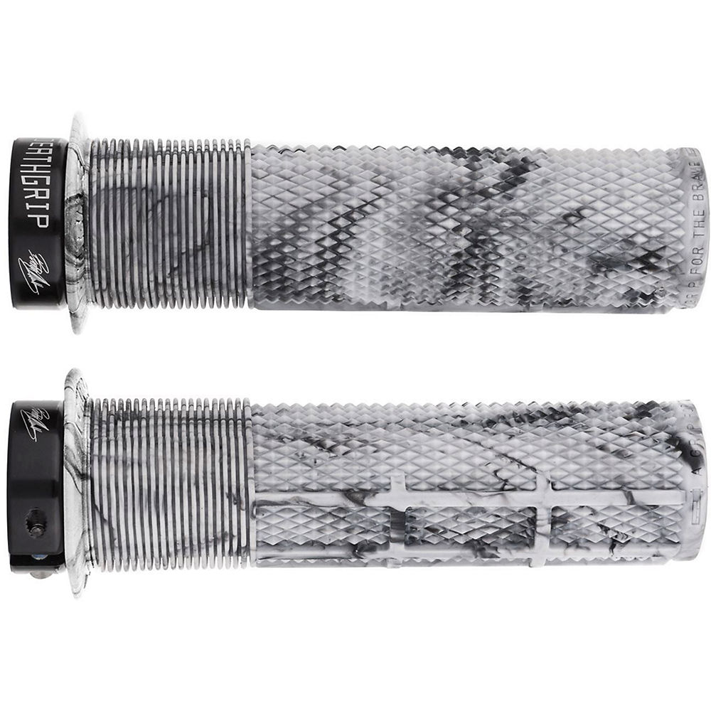 Image of DMR Brendog Death Grip MTB Grips - Snow Camo - 135mm, Snow Camo