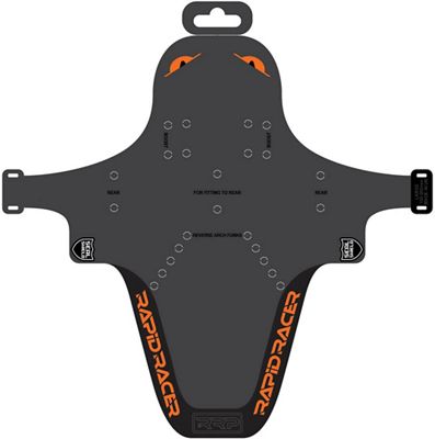 Garde-boue RapidRacerProducts Enduro - Noir - Orange - Large, Noir - Orange