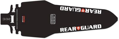 RapidRacerProducts RearGuard Clip-On Road Mudguard - Black, Black