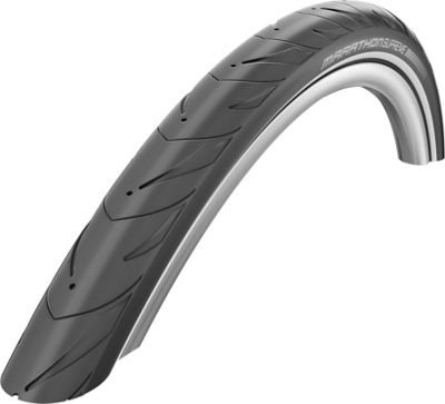 Schwalbe Marathon Supreme Road Tyre - Black - Reflex - Folding Bead, Black - Reflex