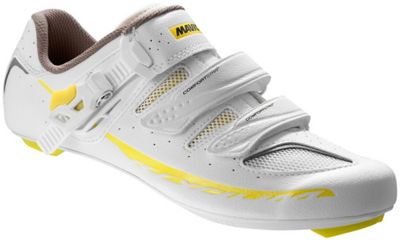Mavic Womens Ksyrium Elite II Road Shoes 2016 - White - Colza Yellow - Grey - EU 36.5}, White - Colza Yellow - Grey