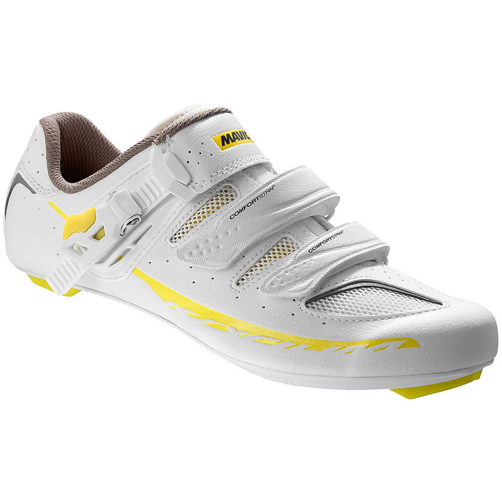 Chaussures Mavic Ksyrium Elite II Femme 2016 - Blanc - Jaune Colza - Gris - EU 36.5, Blanc - Jaune Colza - Gris