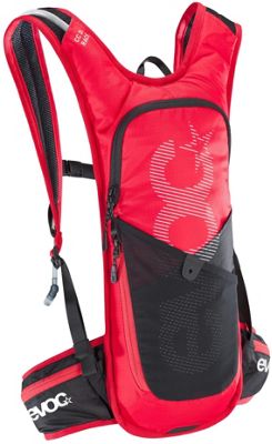 Evoc CC 3L Race Backpack + 2L Bladder - Red - Black - 3L}, Red - Black