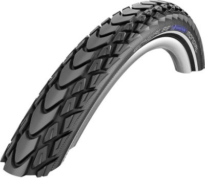 Schwalbe Marathon Mondial Touring Tyre (DD) - Black - Reflex - Folding Bead, Black - Reflex