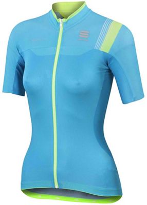 Maglia Donna Sportful BodyFit Pro - Turquoise-Green Fluo - XL, Turquoise-Green Fluo