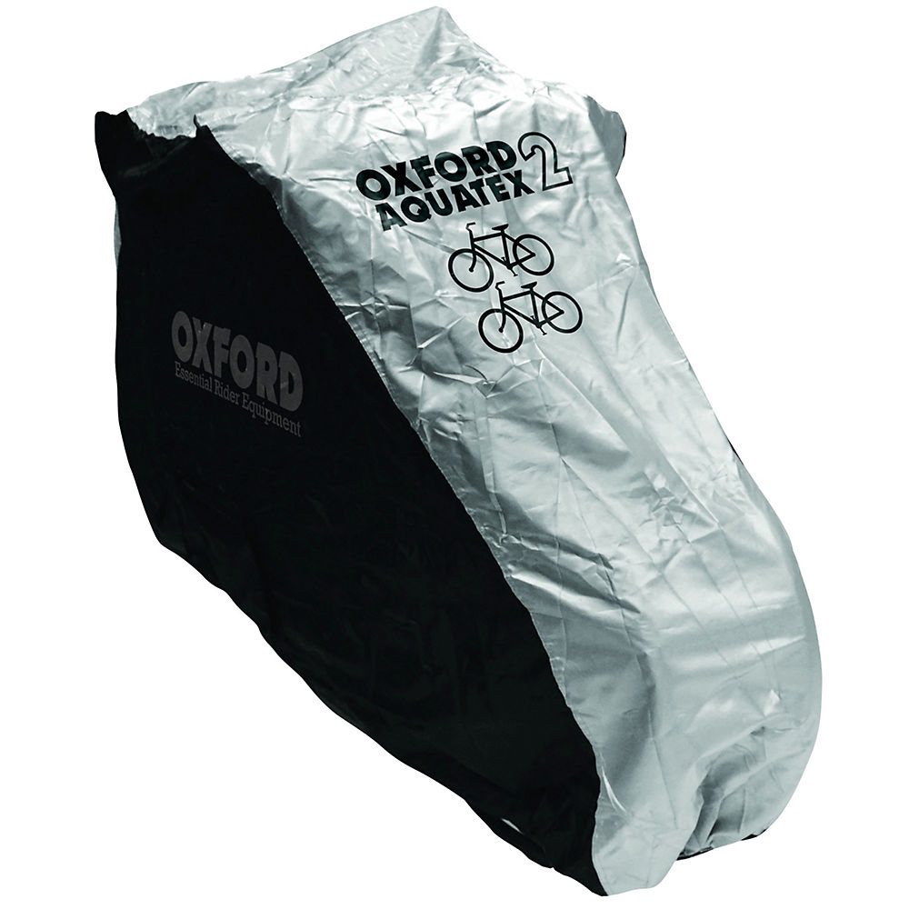 Housse pour vélo Oxford Aquatex 2 - Noir - Argent - 200x75x110cm
