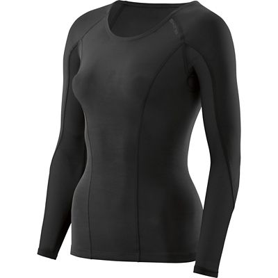 Maillot à manches longues Skins DNAmic Femme - Noir/Noir - XL