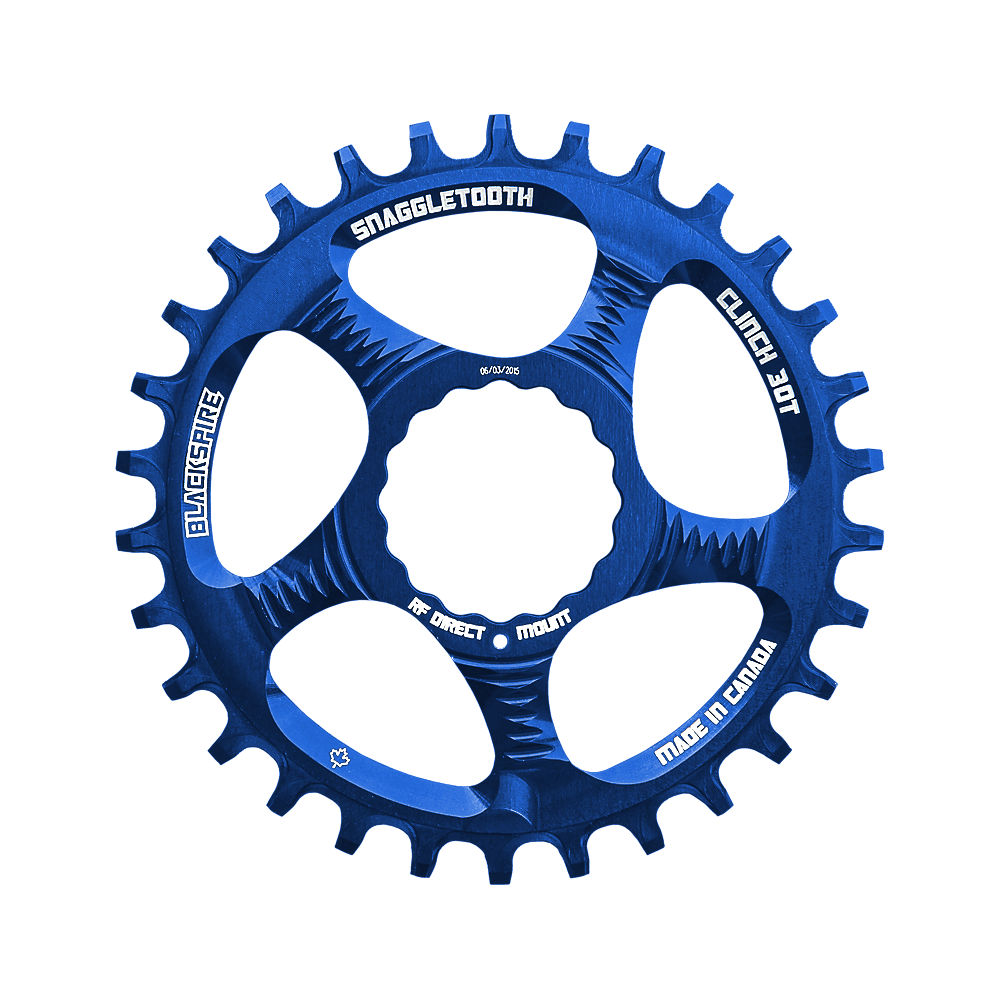 Plateau Blackspire Snaggletooth Cinch - Bleu - Direct Mount, Bleu