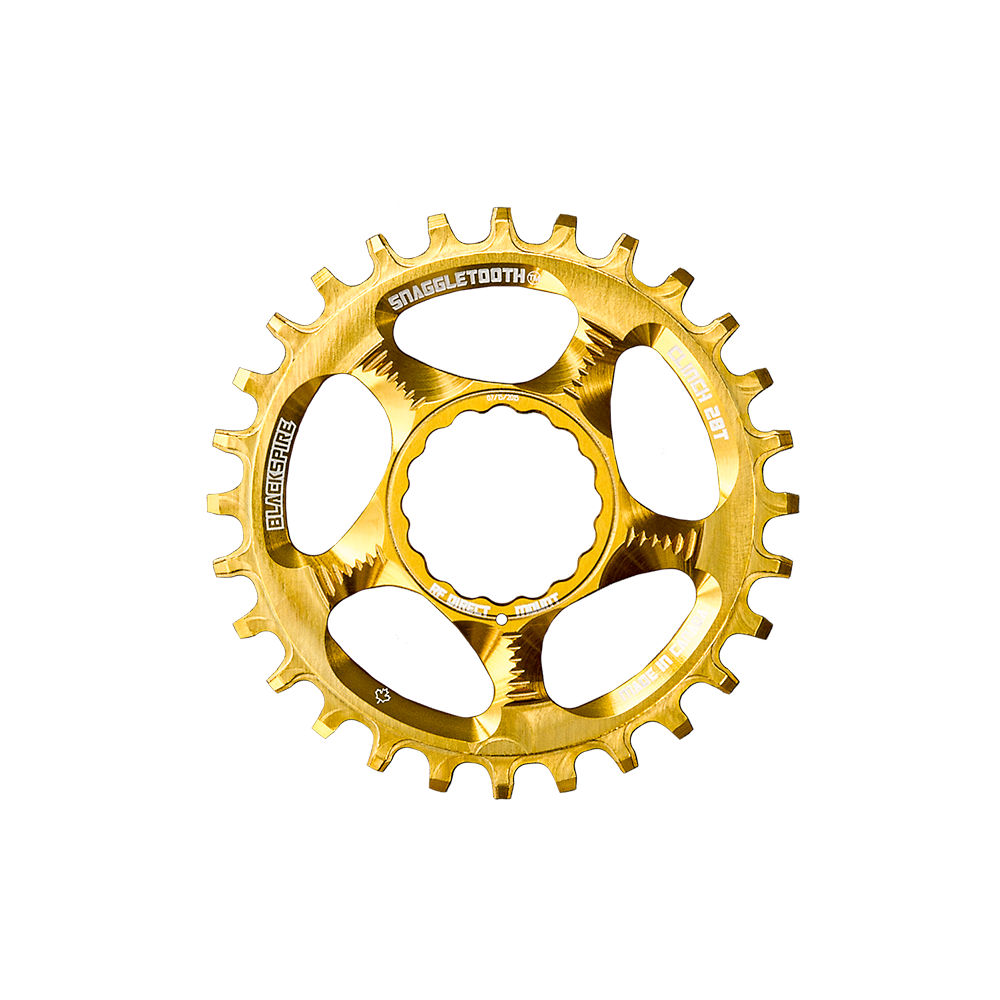 Blackspire Snaggletooth Narrow Wide Cinch Chainring - Gold - Direct Mount, Gold