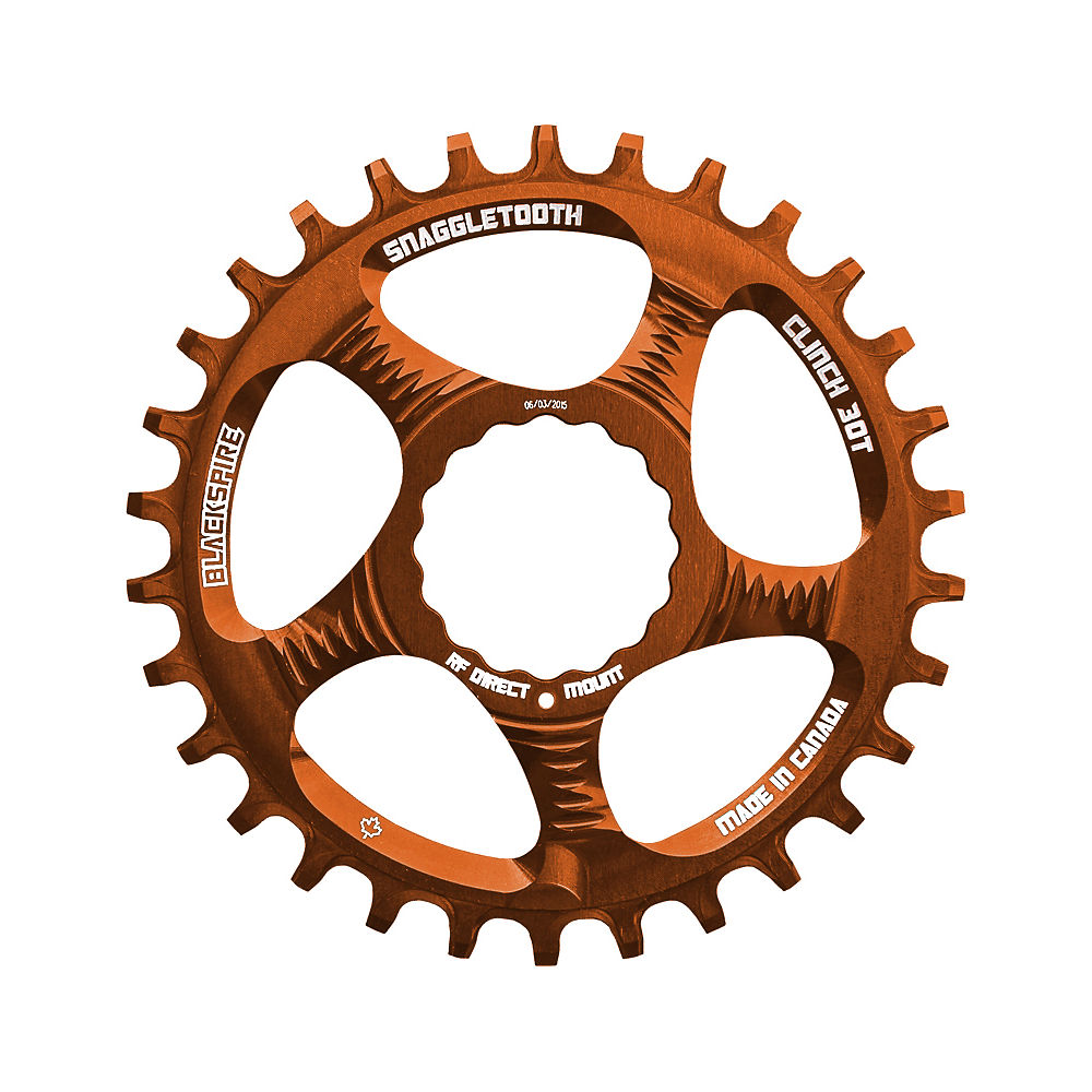 Blackspire Snaggletooth Narrow Wide Cinch Chainring - Orange - Direct Mount, Orange