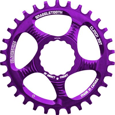 Blackspire Snaggletooth Narrow Wide Cinch Chainring - Purple - Direct Mount, Purple