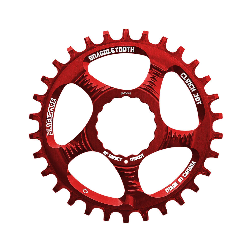 Blackspire Snaggletooth Narrow Wide Cinch Chainring - Red - Direct Mount, Red